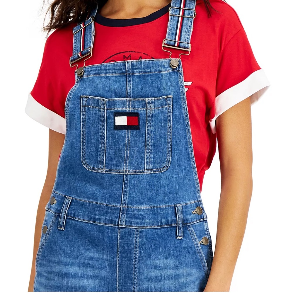 Tommy Hilfiger Denim Overall Shorts